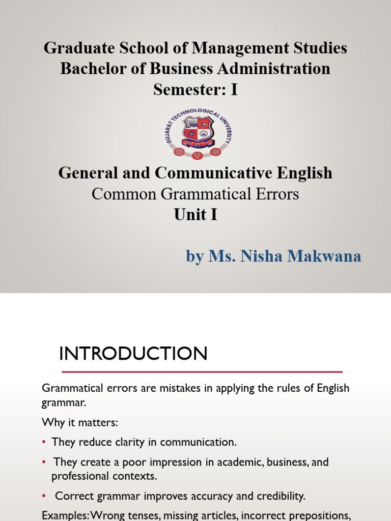 Grammar Errors | PDF | Grammatical Number | Syntactic Relationships