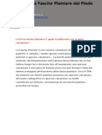 Newsletter_Fascite Plantare Del Piede