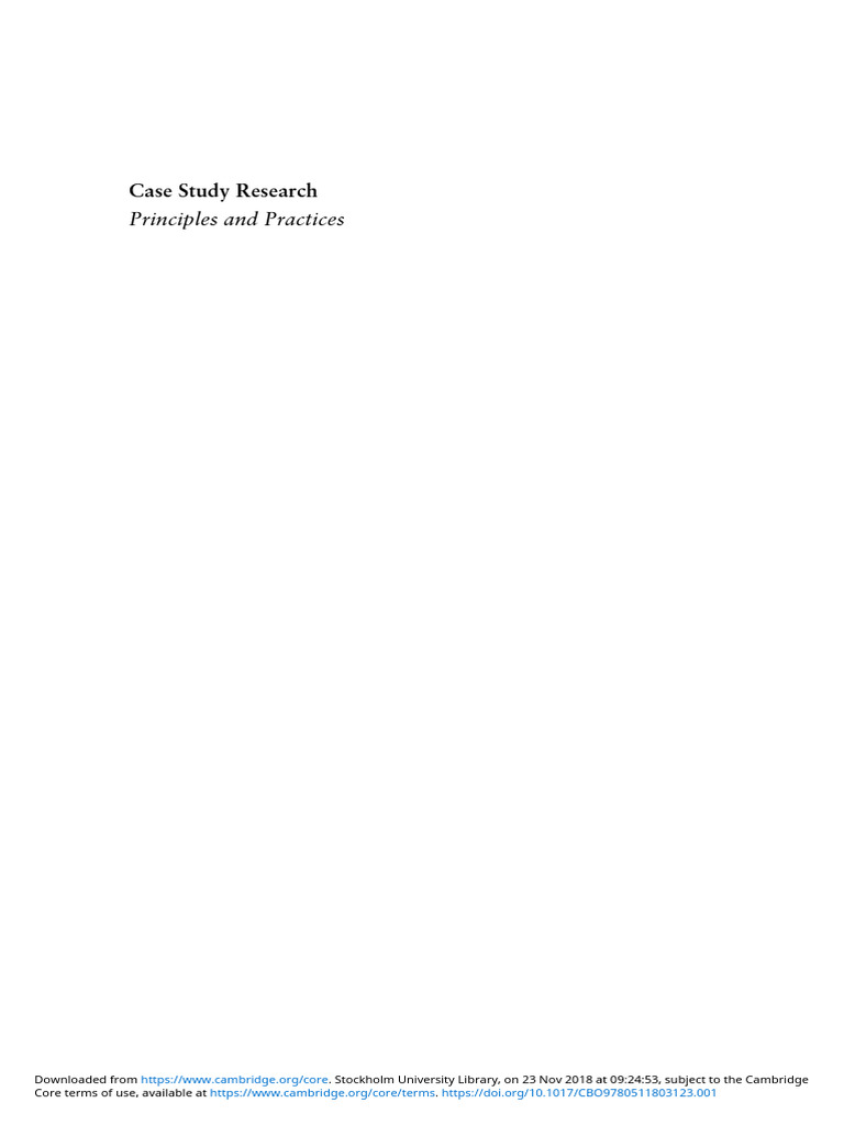 Gerring - 2006 - Case Study Research (Principles and Practices) Case ...