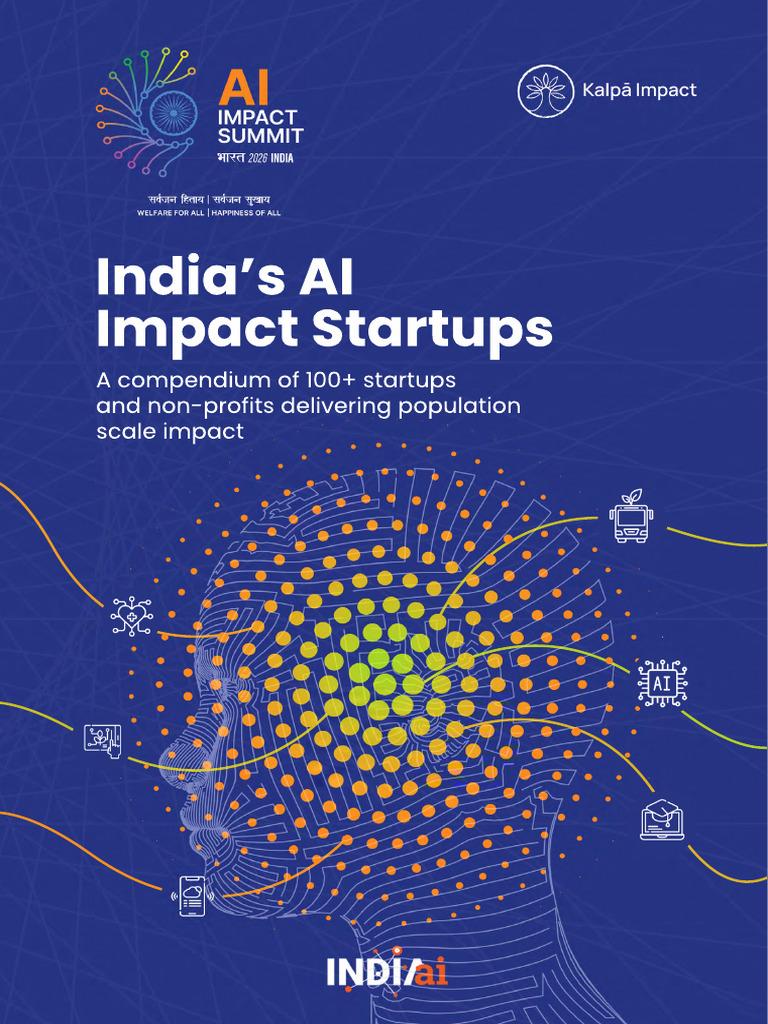 Indias AI Impact Startups Compendium Report Design For Web | PDF ...