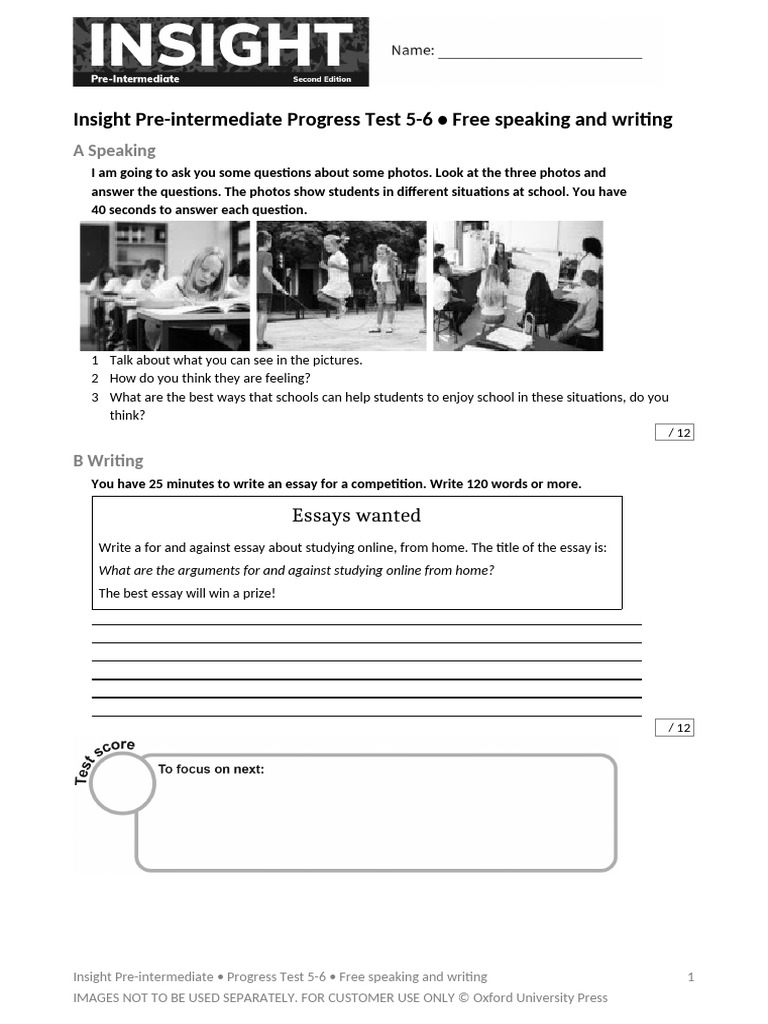Insight Preint Progress 5-6 Free | PDF