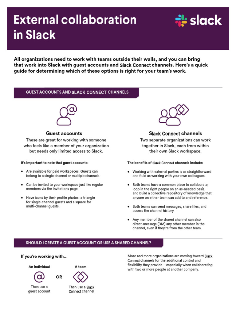 External Collaboration On Slack | PDF | Web 2.0 | Cyberspace