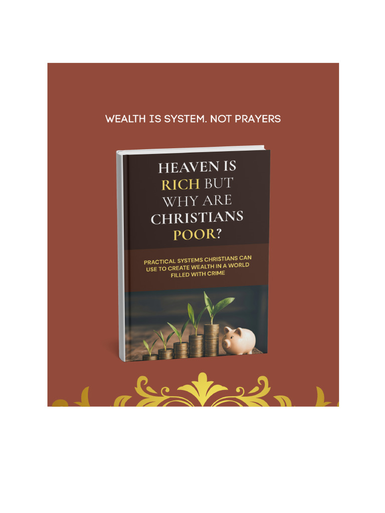Heaven Is Rich But Why Are Christians Poor | PDF | Faith | God