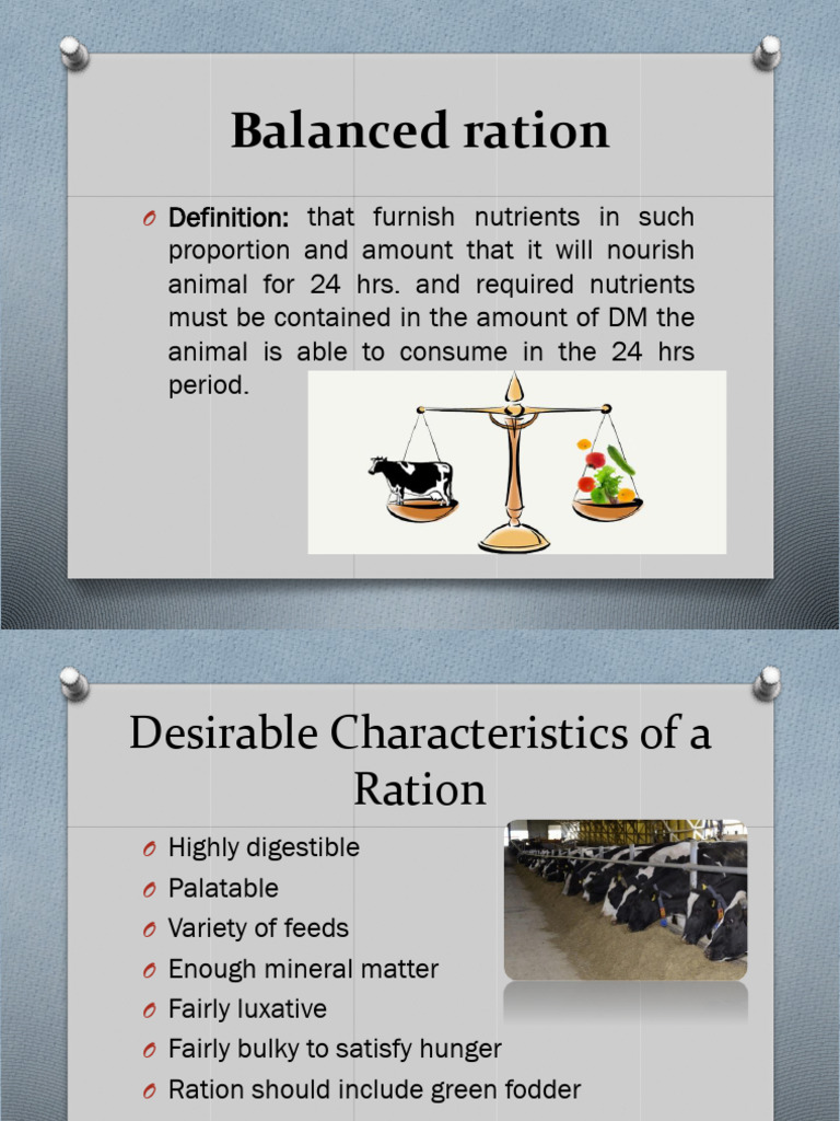 Balanced Ration | PDF