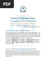 CPT Codes for CT and MRI Scans | PDF | Vertebral Column | Human Leg