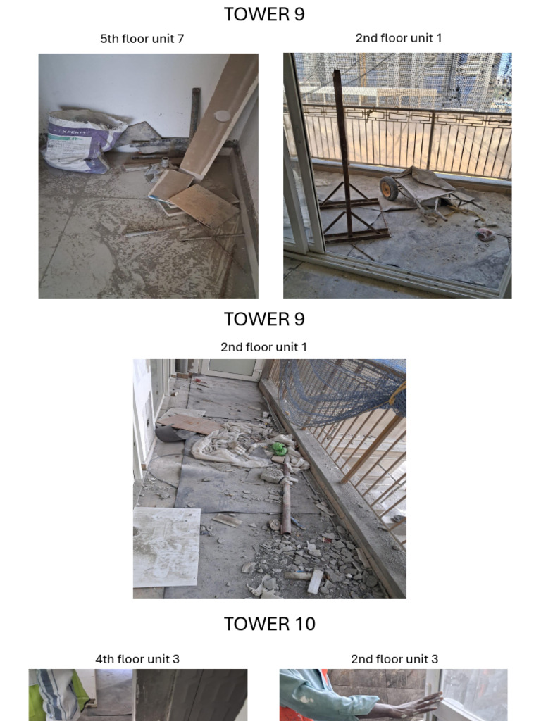 PPG - Tile Damage Due To Debries and Materials. | PDF