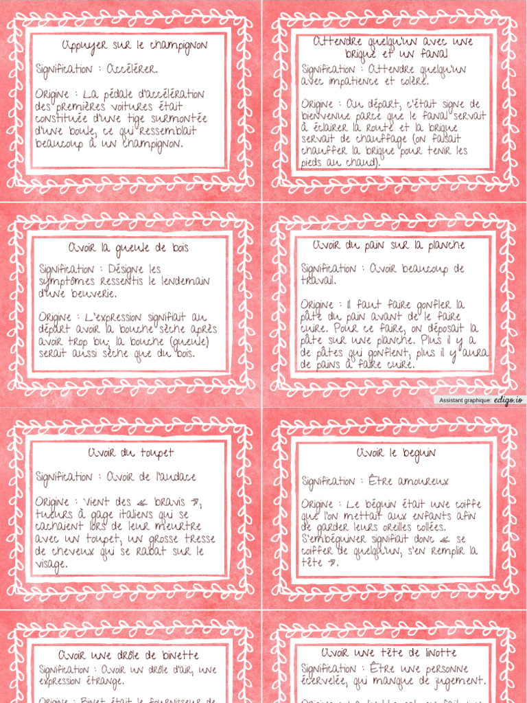 Cartes Expressions | PDF
