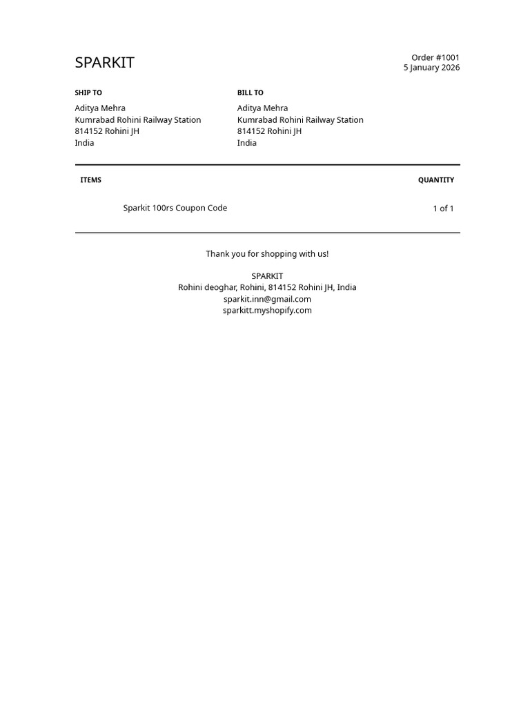 Packing Slip 1001 20260107T083955Z | PDF