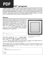 History and Variations of 