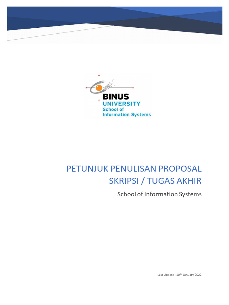 Panduan Format Proposal Skripsi | PDF