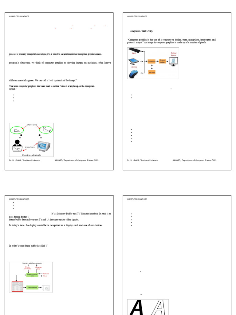 CG Notes | PDF | Computer Keyboard | Printer (Computing)