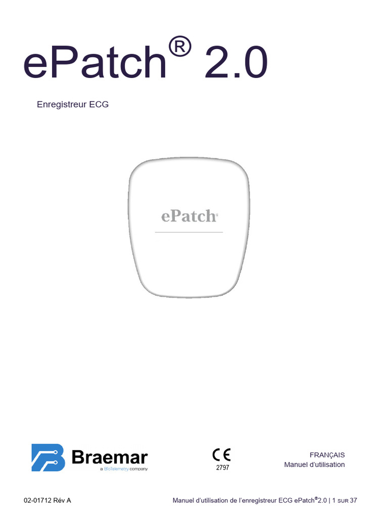 02 01712 Rev A Epatch 2 0 Ifu Ce Final French | PDF ...