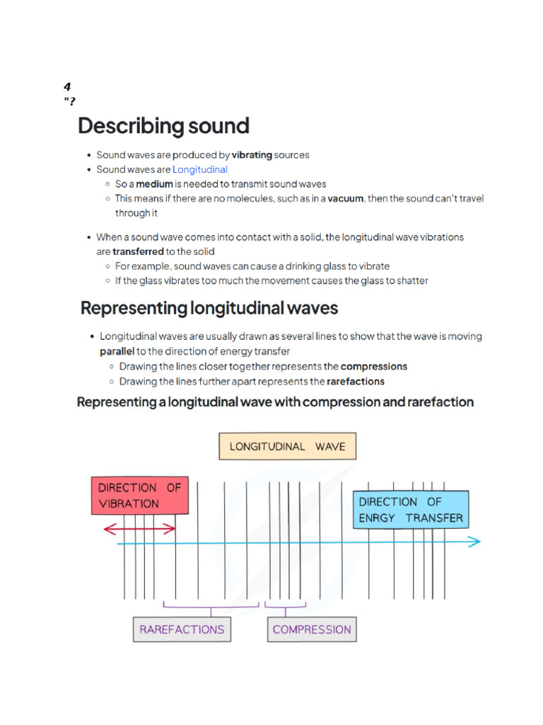 Sound - Class Materials and Tasks | PDF