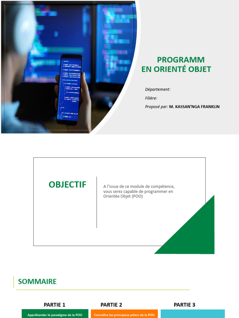 Concepts de La POO Python | PDF | Programmation orientée objet ...