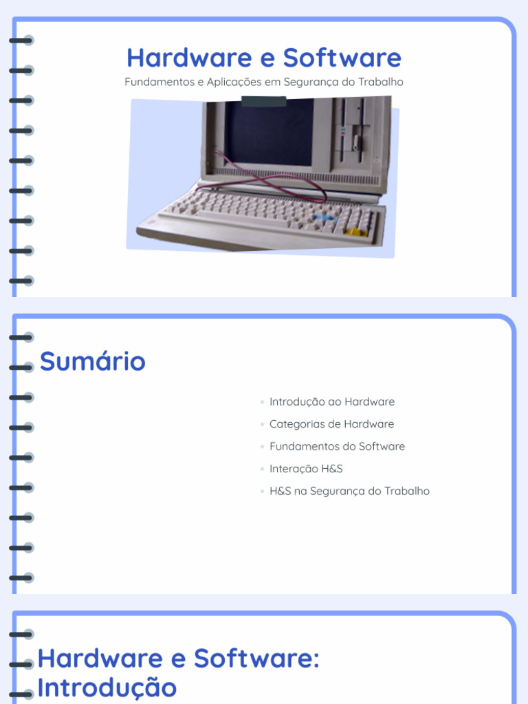 Hardware e Software | PDF