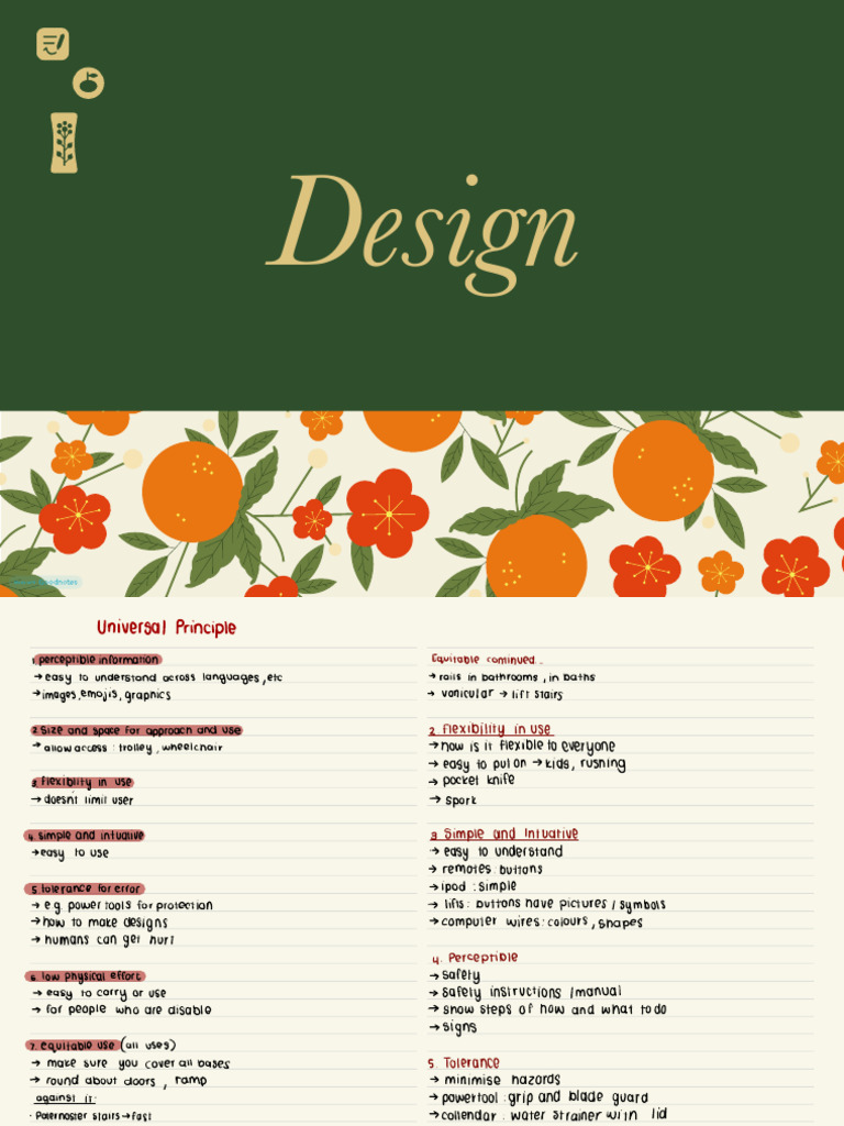 Design - Theory Notes | PDF