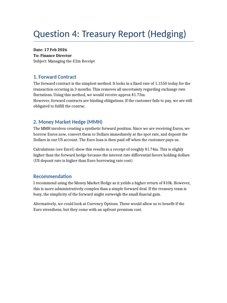 Q4 Treasury Report | PDF