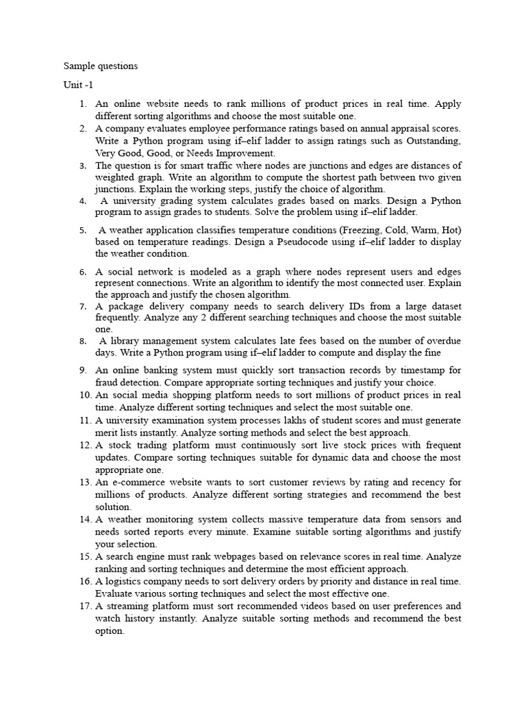 Sample Questions | PDF