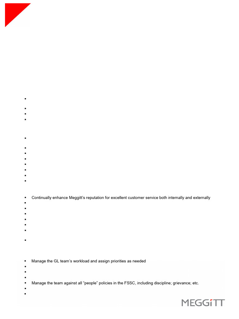 General Ledger Team Manager | PDF | Audit | Customer