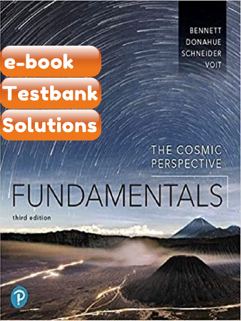 Ebook & Testbank The Cosmic Perspective Fundamentals 3rd Edition | PDF ...