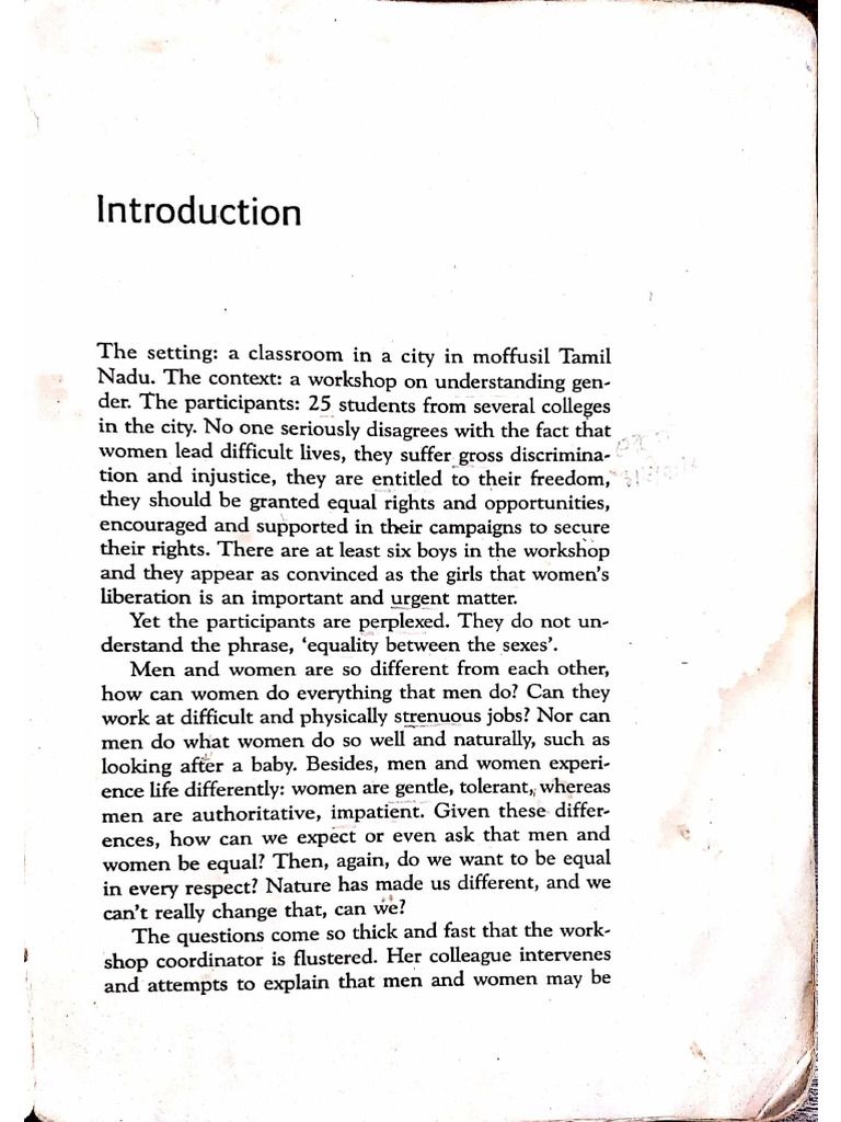 V. Geetha Gender - Stree (2002) 19 44 | PDF