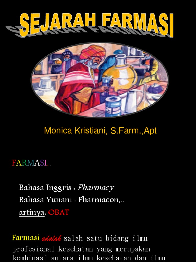 SEJARAH FARMASI