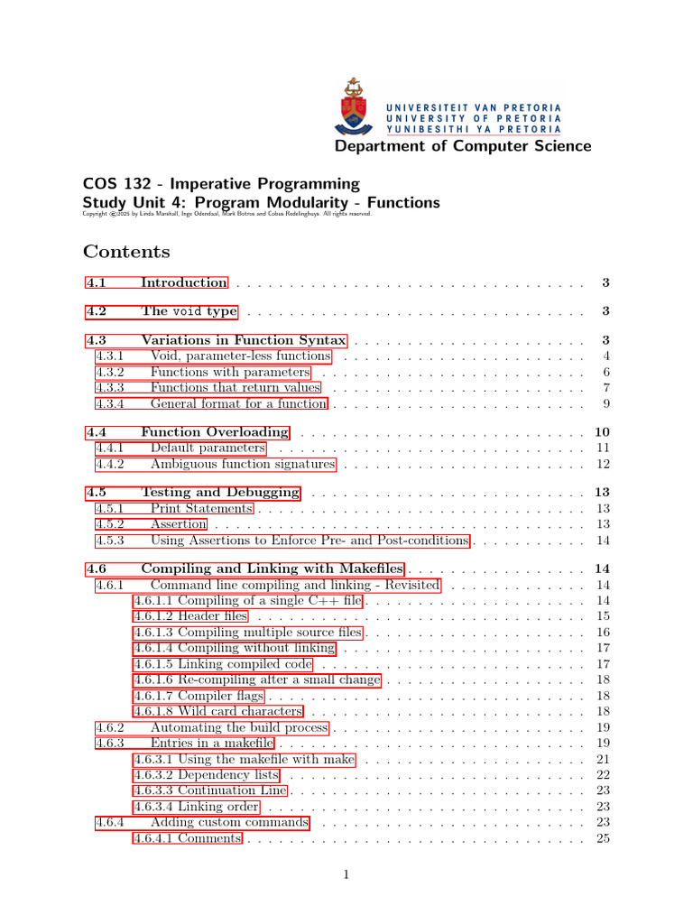 SU04 - Program Modularity - Functions V1 | PDF | Parameter (Computer ...