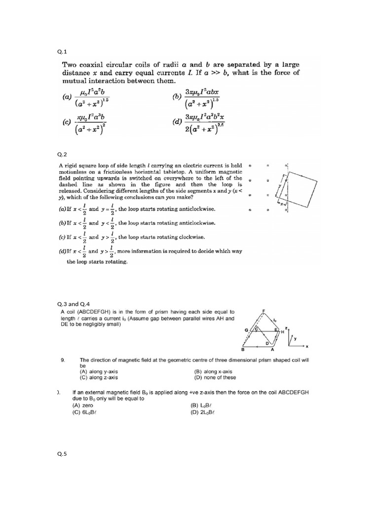 Magnetic Field and Force | PDF