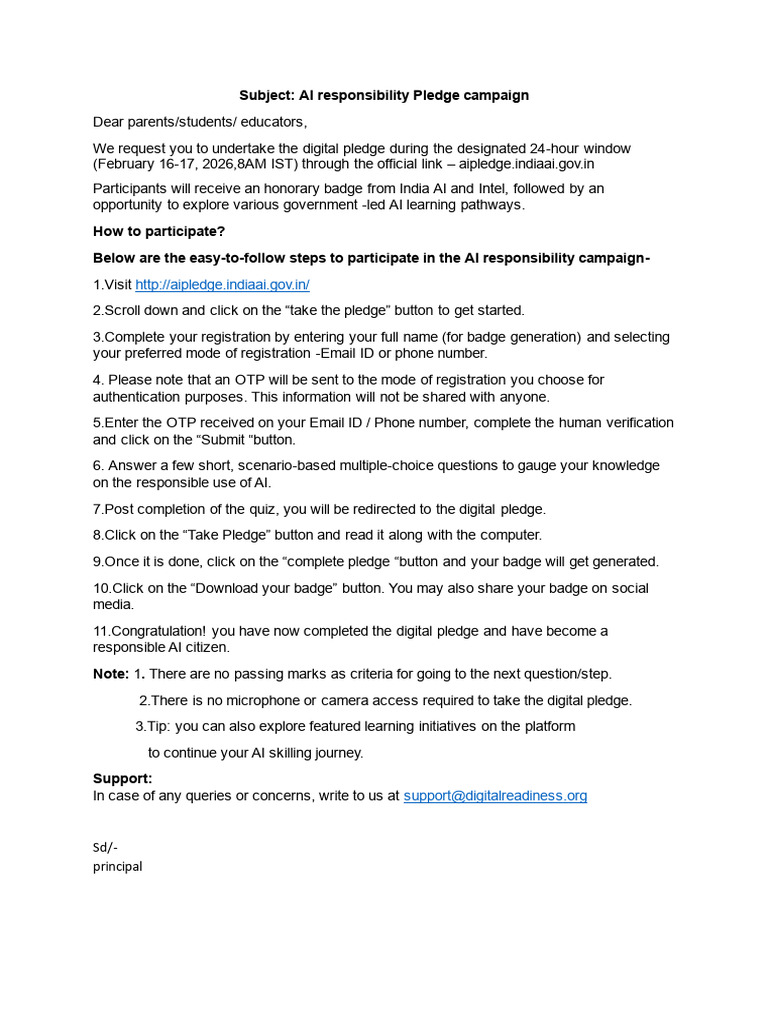 AI Pledge Campaign Final | PDF