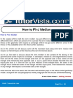 How To Find Median