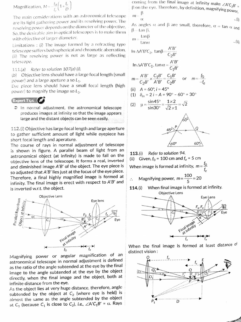 LRay and Eave Optics Solution 2 Ts 25 26 | PDF | Electromagnetic ...