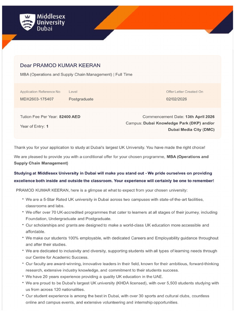 Offer Letter | PDF