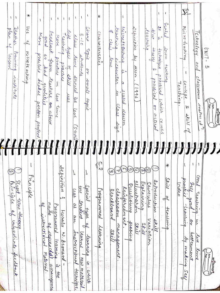 ET Unit 5 Notes | PDF