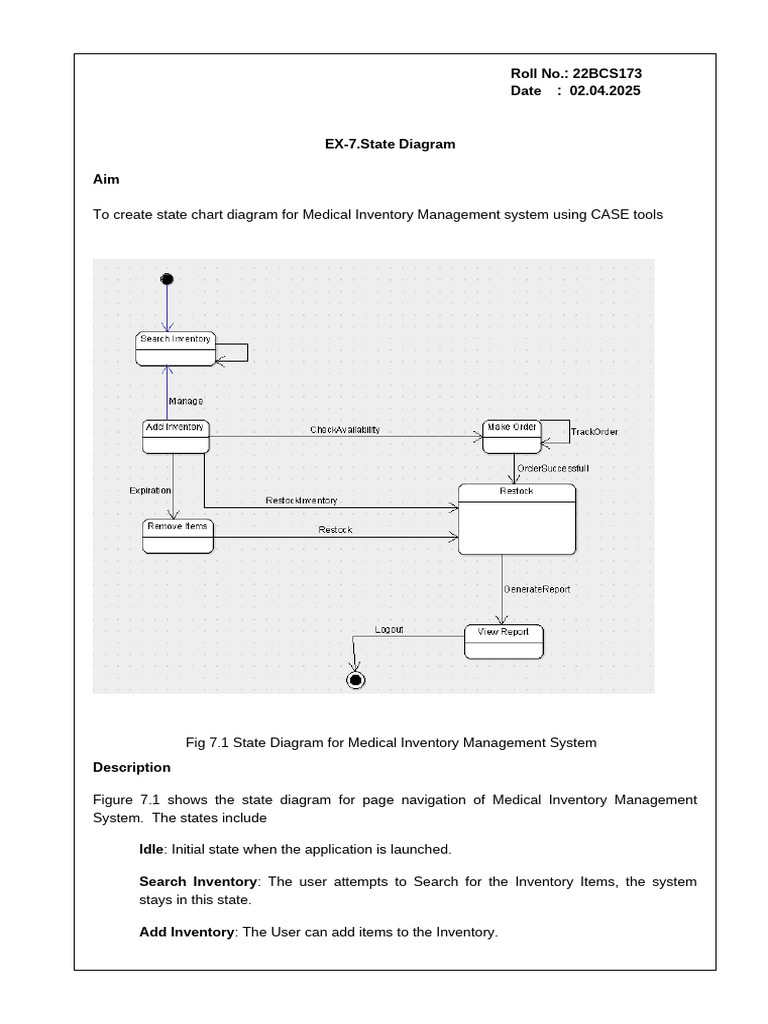 07 - State Diagram FINAL | PDF