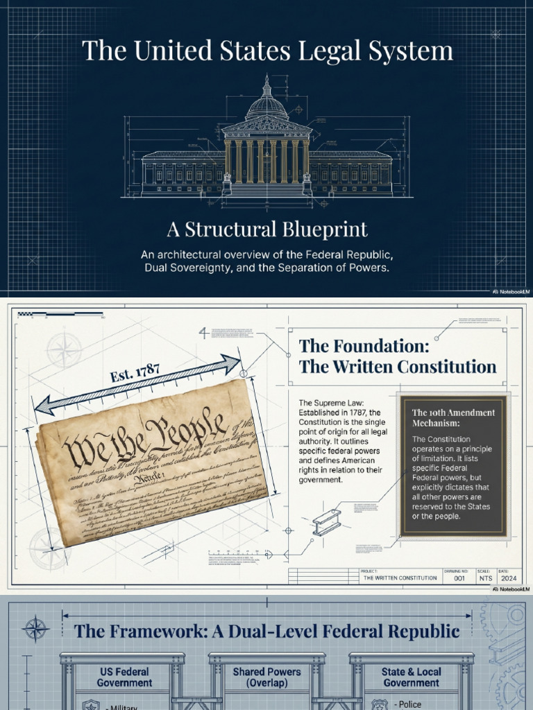 US Legal System A Structural Blueprint | PDF