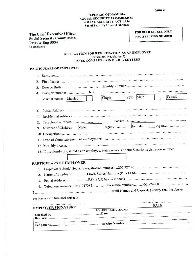 Lewis Job Application Forms | PDF