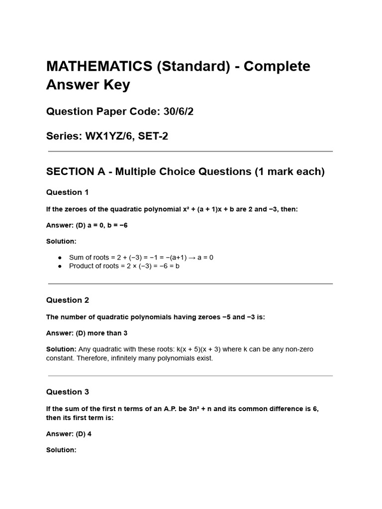 Untitled Document | PDF | Zero Of A Function | Quadratic Equation