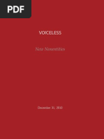 Voiceless New Nonentities | PDF