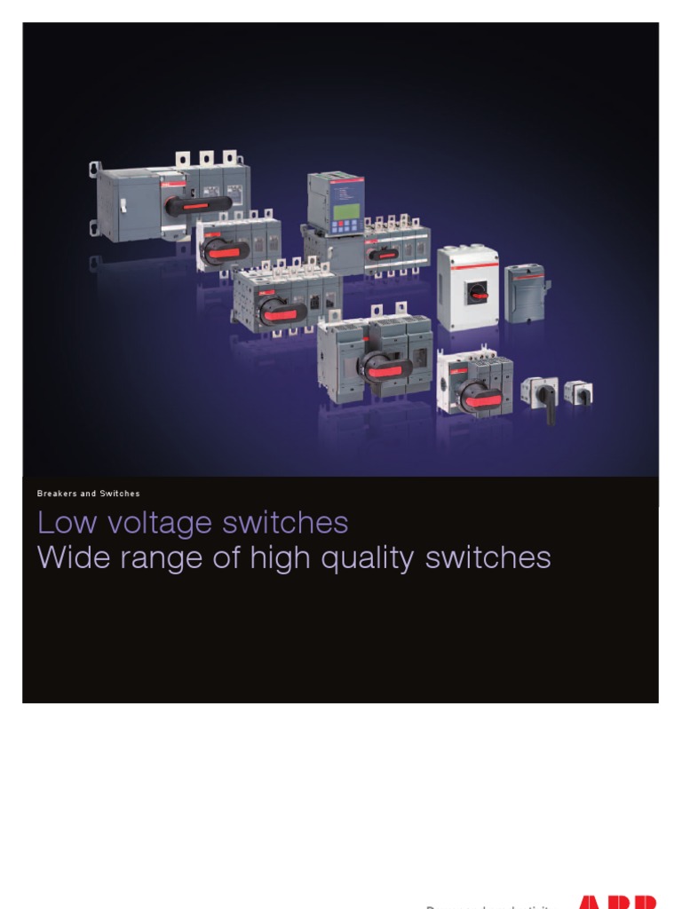 Low Voltage Switches Overview | PDF