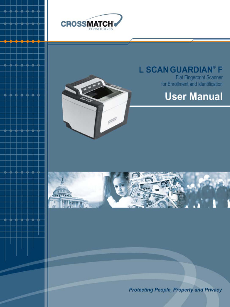L SCAN Guardian F - User Manual v1.3 | PDF | Image Scanner | Fingerprint