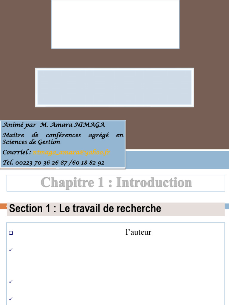 Chapitre 1 Introduction | PDF | Science