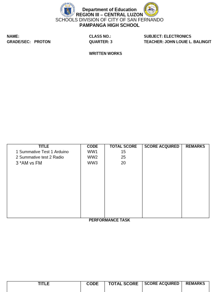 Index Card Format 25 26 Et q3 | PDF