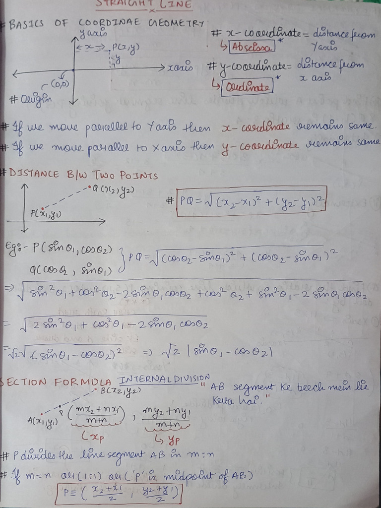 Straight Lines | PDF