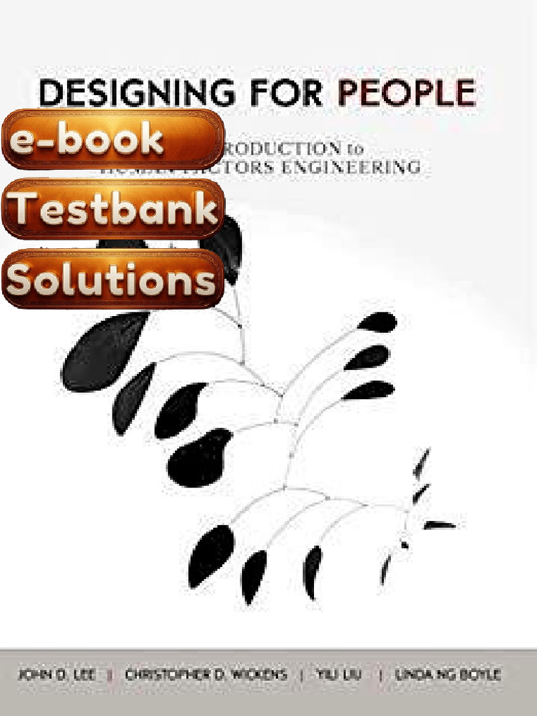 Testbank For Designing For People Introduction To Human Factors ...
