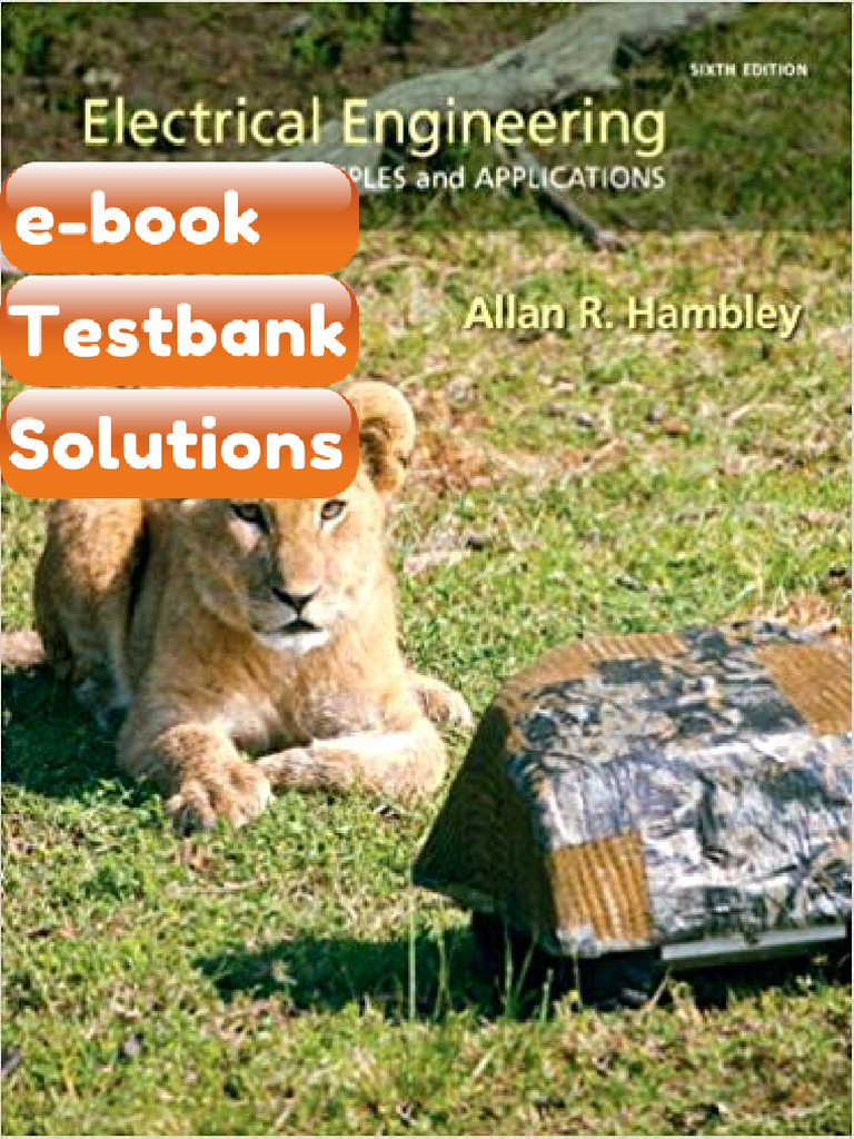 Testbank - Electrical Engineering Principles and Applications 6th ...
