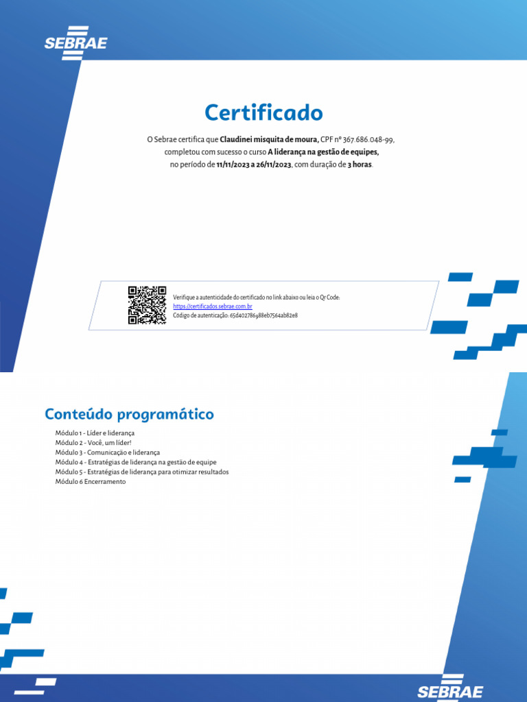 Certifica Do | PDF