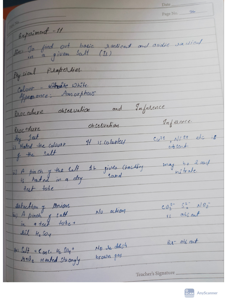 Experiment No. 11 | PDF