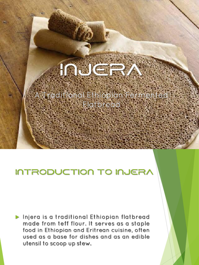 Injera Presentation | PDF