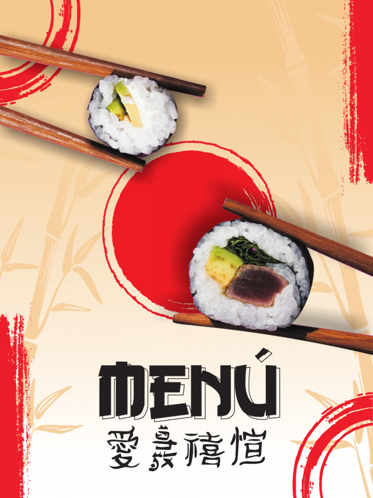 Menú Sushi Ramos | PDF | Mariscos | ensalada