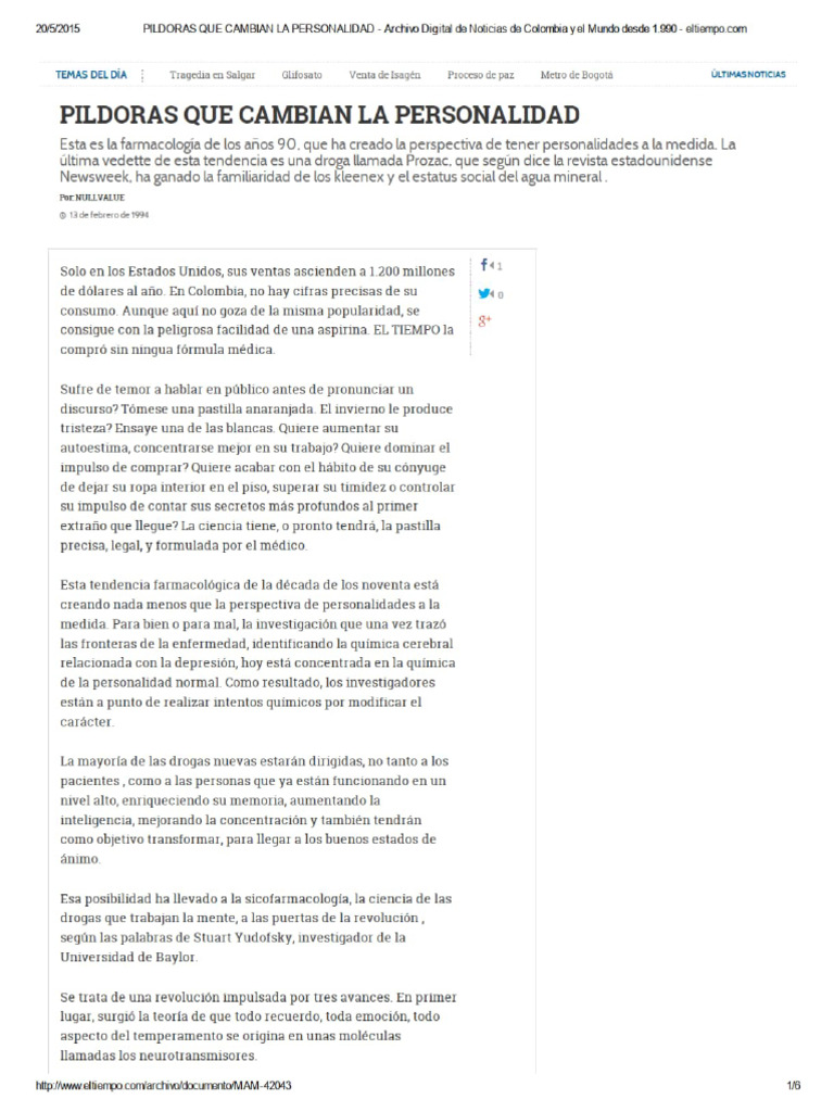 Pildoras | PDF
